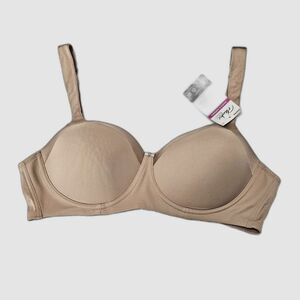 Playtex Wirefree Bra Secrets Shaping Balconette adjustable Comfort Strap 40C